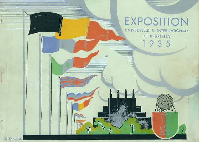 Framed Print : Brussels International Exposition Of 1935