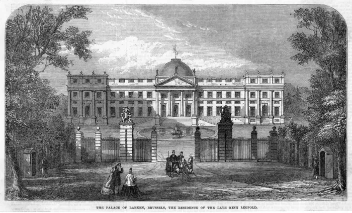 Framed Print : Brussels Laeken Palace Framed Print : Brussels Laeken Palace