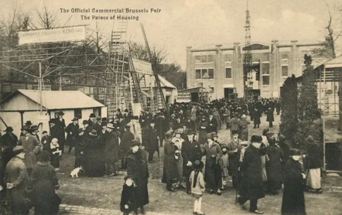 Framed Print : The Brussels Official International and Commercial Fair Framed Print : The Brussels Official International and Commercial Fair