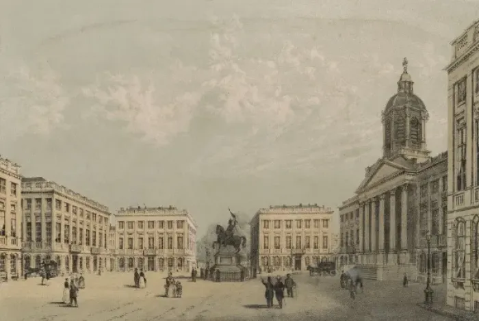 Framed Print : Brussels / Place Royale Framed Print : Brussels / Place Royale