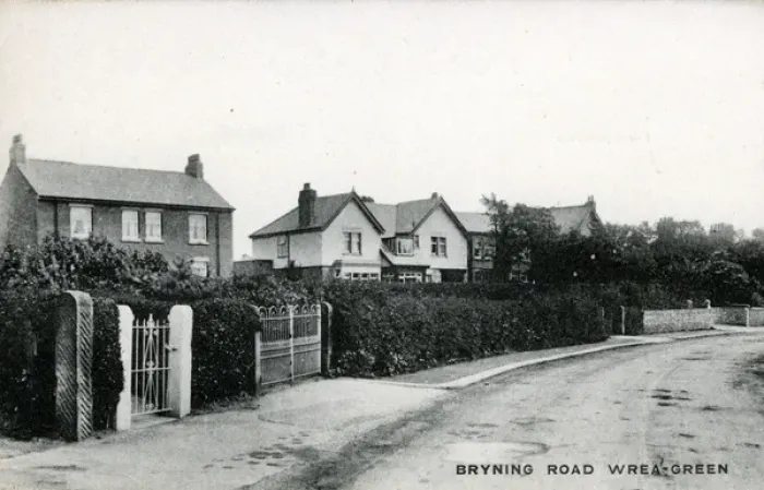 Framed Print : Bryning Road, Wrea Green, Lancashire Framed Print : Bryning Road, Wrea Green, Lancashire