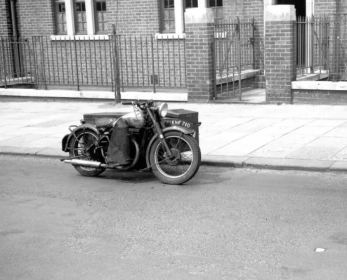 Framed Print : BSA motorcycle with sidecar Framed Print : BSA motorcycle with sidecar