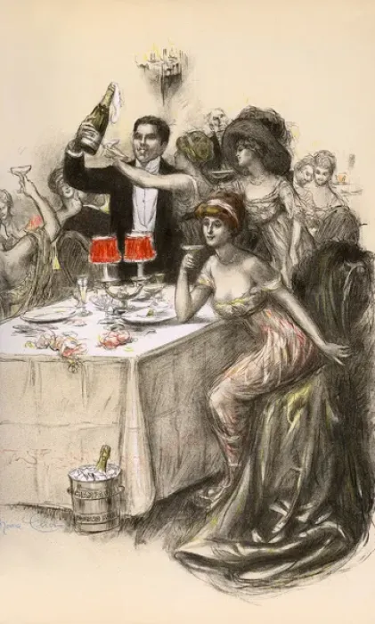 Framed Print : Bubbly at a Party Framed Print : Bubbly at a Party
