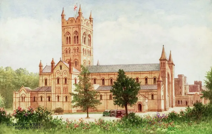 Framed Print : Buckfast Abbey, Dartmoor, Devon Framed Print : Buckfast Abbey, Dartmoor, Devon