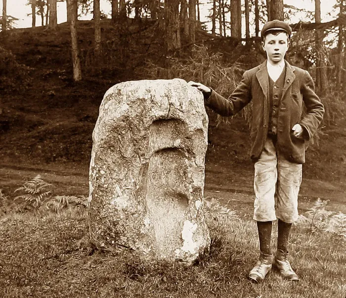 Framed Print : A Bucking Stone near Dolaucothi Gold Mine near Pumsaint Framed Print : A Bucking Stone near Dolaucothi Gold Mine near Pumsaint