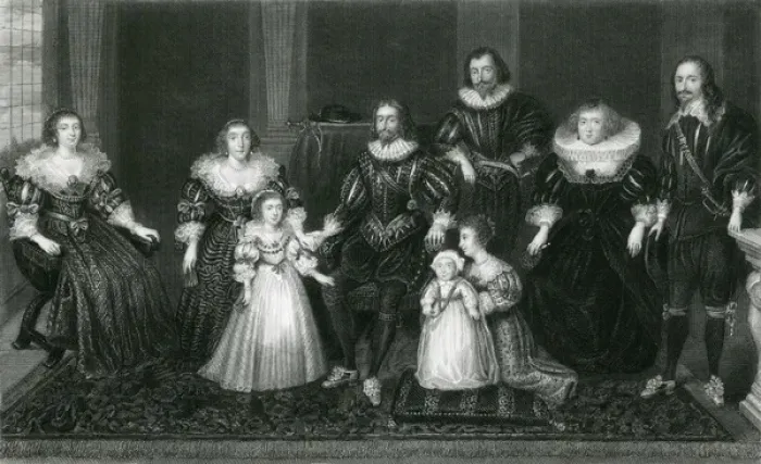 Framed Print : Buckingham En Famille Framed Print : Buckingham En Famille