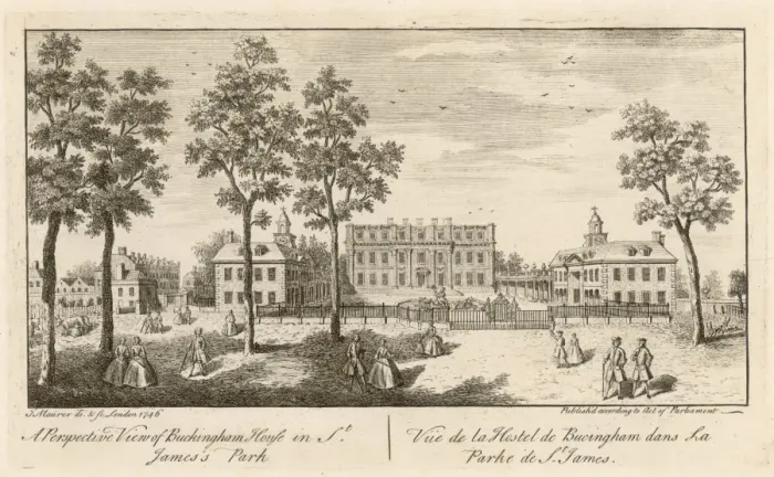 Framed Print : Buckingham House 1746 Framed Print : Buckingham House 1746