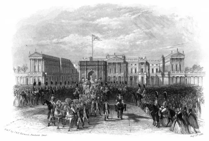 Framed Print : Buckingham Palace / 1841 Framed Print : Buckingham Palace / 1841