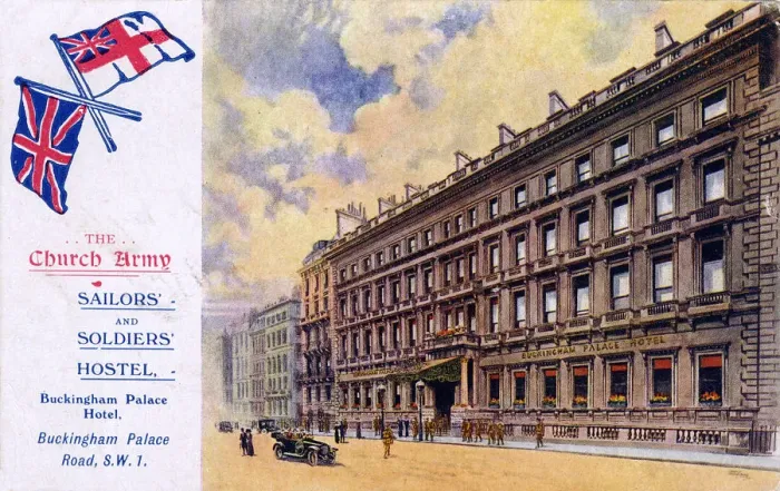 Framed Print : Buckingham Palace Hotel - Church Army Soldiers Hostel Framed Print : Buckingham Palace Hotel - Church Army Soldiers Hostel