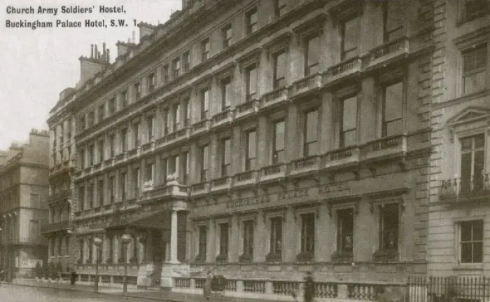 Framed Print : Buckingham Palace Hotel - Church Army Soldiers Hostel Framed Print : Buckingham Palace Hotel - Church Army Soldiers Hostel