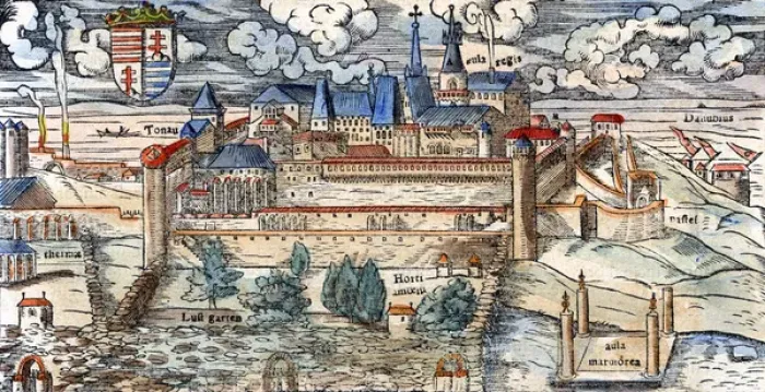 Framed Print : BUDA IN 1544 Framed Print : BUDA IN 1544
