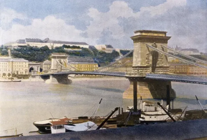 Framed Print : Budapest / Bridge / Danube Framed Print : Budapest / Bridge / Danube