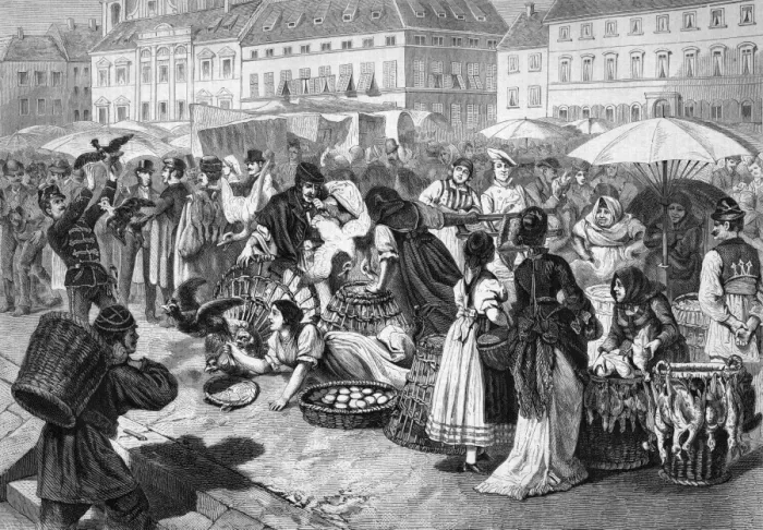 Framed Print : Budapest Poultry Market Framed Print : Budapest Poultry Market