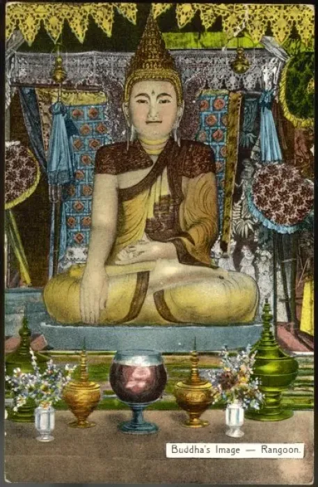 Framed Print : Buddha Image, Rangoon Framed Print : Buddha Image, Rangoon