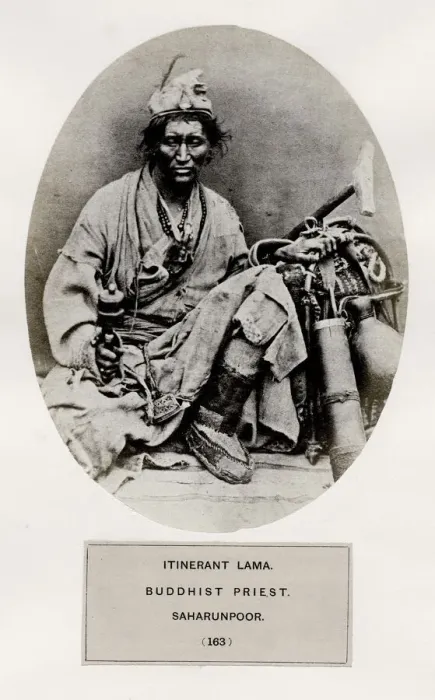 Framed Print : Buddhist priest, Saharunpoor, India Framed Print : Buddhist priest, Saharunpoor, India