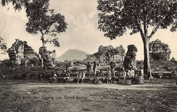 Buddhist temple near Prambanan, Central Java, Indonesia