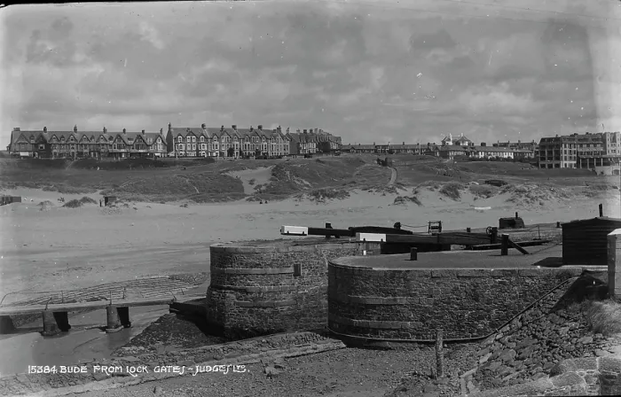 Framed Print : Bude from Lock Gate Framed Print : Bude from Lock Gate