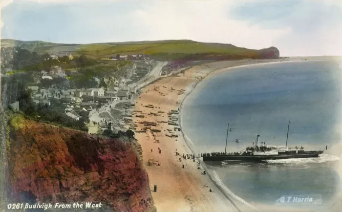 Framed Print : Budleigh Salterton, Devon - viewed from the West Framed Print : Budleigh Salterton, Devon - viewed from the West