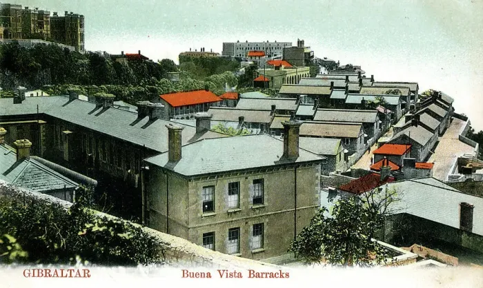Framed Print : Buena Vista Barracks, Gibraltar Framed Print : Buena Vista Barracks, Gibraltar