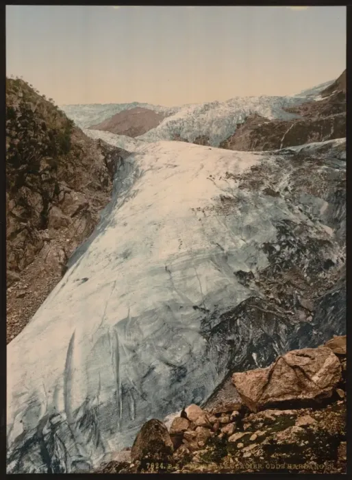 Framed Print : Buerbrae (i. e. Buarbreen) Glacier, Odde (i. e. Odda), Hardan Framed Print : Buerbrae (i. e. Buarbreen) Glacier, Odde (i. e. Odda), Hardan