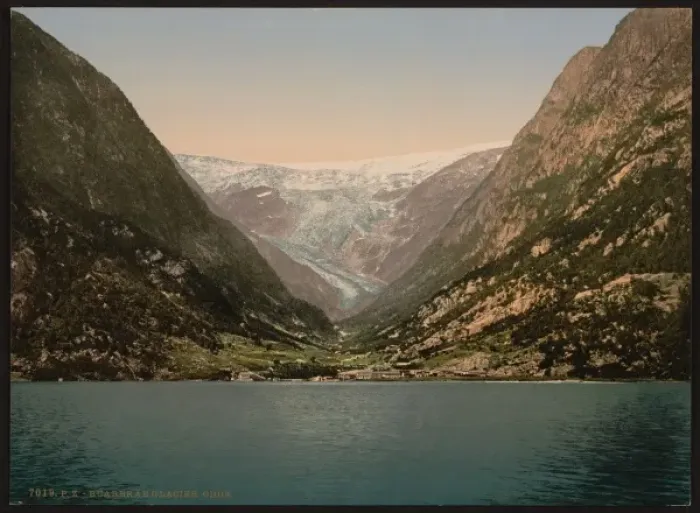 Framed Print : Buerbrae (i. e. Buarbreen) Glacier, Odde (i. e. Odda), Harda Framed Print : Buerbrae (i. e. Buarbreen) Glacier, Odde (i. e. Odda), Harda