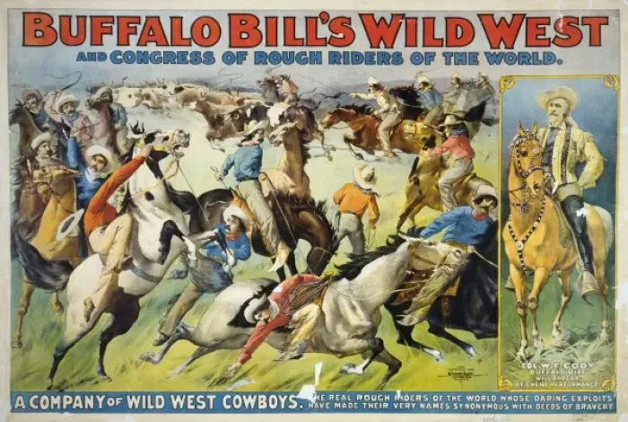 Framed Print : Buffalo Bills wild west and congress of rough riders of Framed Print : Buffalo Bills wild west and congress of rough riders of