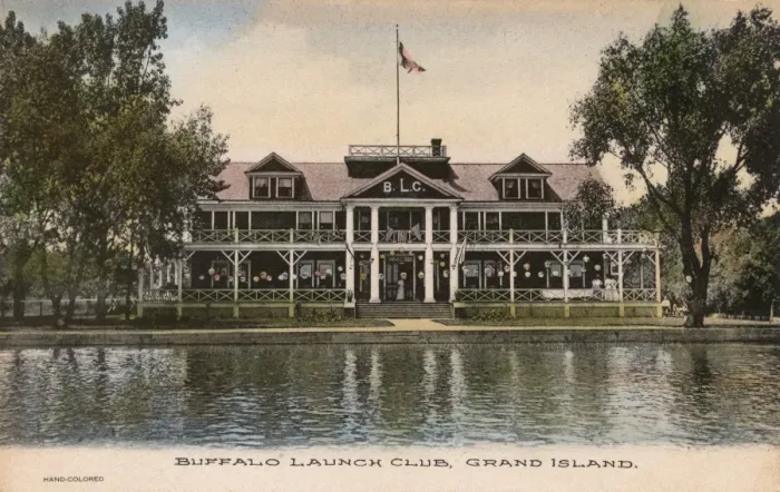 Framed Print : Buffalo Launch Club, Grand Island, New York State, USA Framed Print : Buffalo Launch Club, Grand Island, New York State, USA