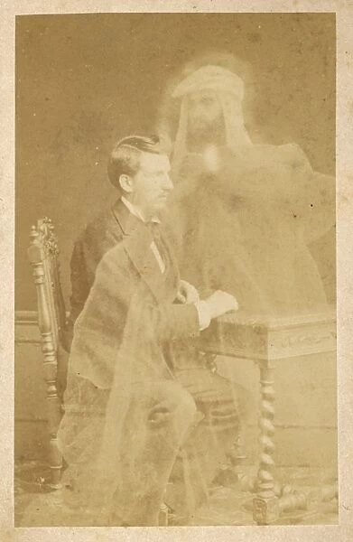 Buguet Photo of Man. Photo by Edouard Buguet showing a seated gentleman