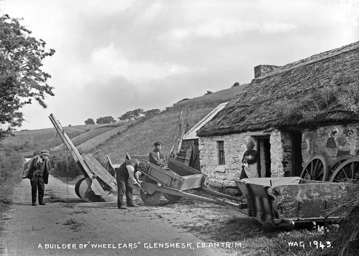 Framed Print : A Builder of Wheel Cars Glenshesk, Co. Antrim Framed Print : A Builder of Wheel Cars Glenshesk, Co. Antrim