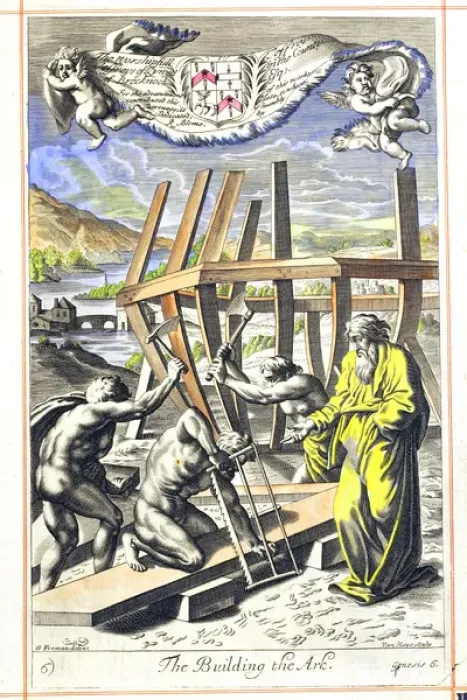 Framed Print : Building the Ark Framed Print : Building the Ark