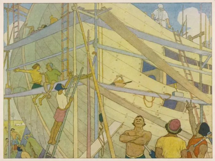 Framed Print : Building the Ark Framed Print : Building the Ark