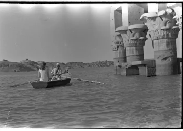 Framed Print : Building of the Aswan Dam, Egypt Framed Print : Building of the Aswan Dam, Egypt