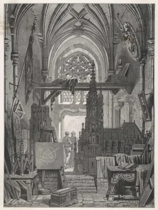 Framed Print : Building a Cathedral Framed Print : Building a Cathedral