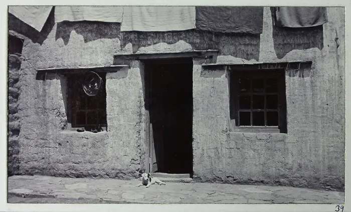 Framed Print : Building nicknamed Macgregor Hall, from a fascinating album which reveals new details on a little-known campaign in which a British military force brushed aside Tibetan defences to capture Lhasa, in 1904