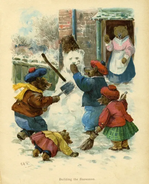 Framed Print : Building the Snowman Framed Print : Building the Snowman