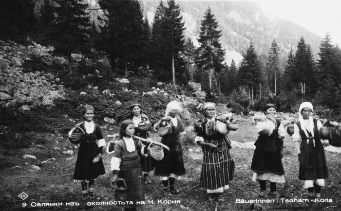 Framed Print : Bulgaria - Borovets - bringing home fruit Framed Print : Bulgaria - Borovets - bringing home fruit