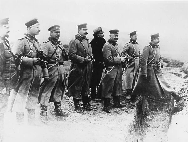 Bulgarian officers in Serbia 1915