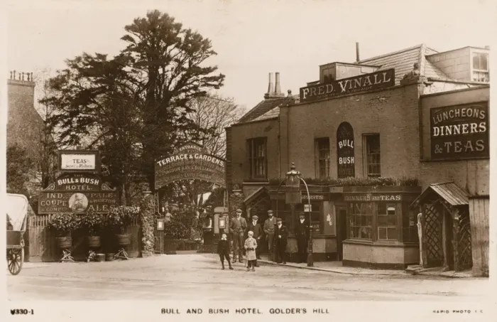 Framed Print : Bull and Bush, Hampstead Framed Print : Bull and Bush, Hampstead