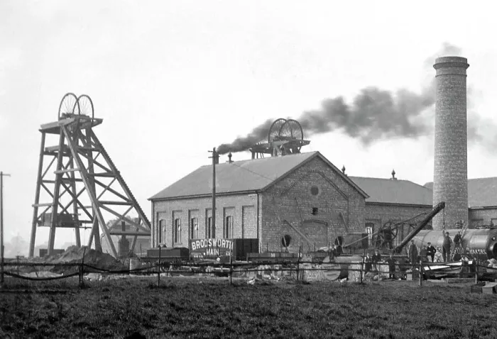 Framed Print : Bullcroft Colliery, Carcroft early 1900's Framed Print : Bullcroft Colliery, Carcroft early 1900's