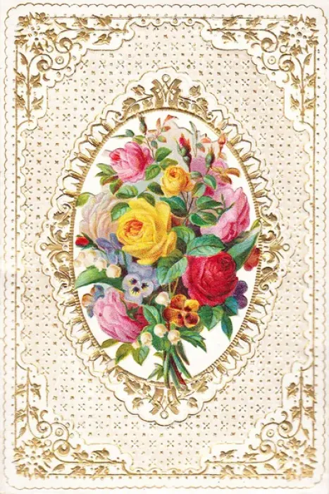 Framed Print : Bunch of flowers on a greetings card Framed Print : Bunch of flowers on a greetings card