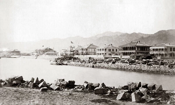 The Bund, Kobe, Japan, 1870s