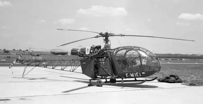 Framed Print : Bundesheer - Sud Aviation SE. 3130 Alouette II F-WIEI