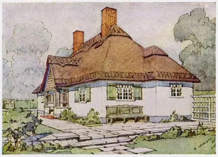 Framed Print : Bungalow at Esher Framed Print : Bungalow at Esher