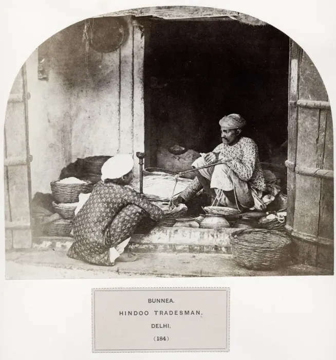 Framed Print : Bunnea, Hindoo tradesmen, Delhi, shopkeepers Framed Print : Bunnea, Hindoo tradesmen, Delhi, shopkeepers