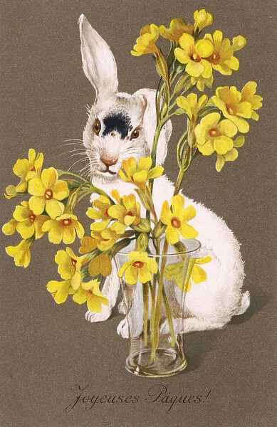 Bunny & Flower Vase