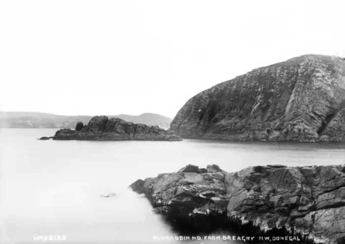 Framed Print : Bunrabbin Hd. from Breaghy, North West Donegal Framed Print : Bunrabbin Hd. from Breaghy, North West Donegal