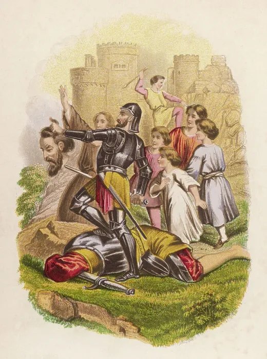 Framed Print : BUNYAN / GIANT'S DEATH Framed Print : BUNYAN / GIANT'S DEATH