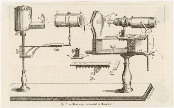 Framed Print : Buonannis Microscope Framed Print : Buonannis Microscope