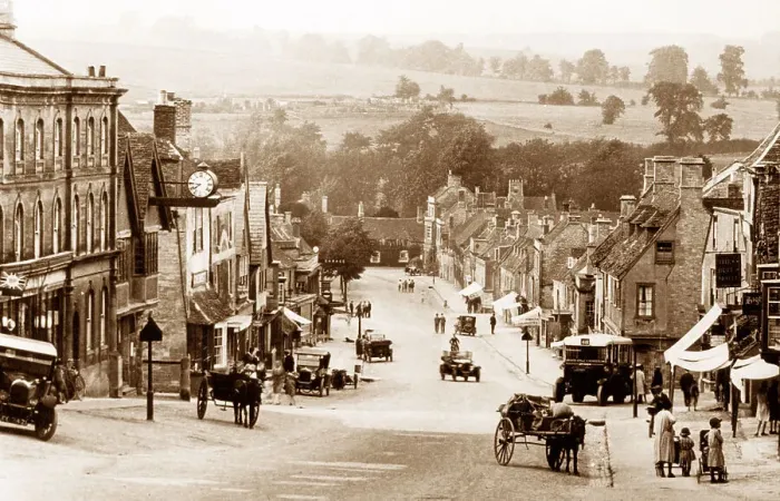 Framed Print : Burford probably 1920s Framed Print : Burford probably 1920s