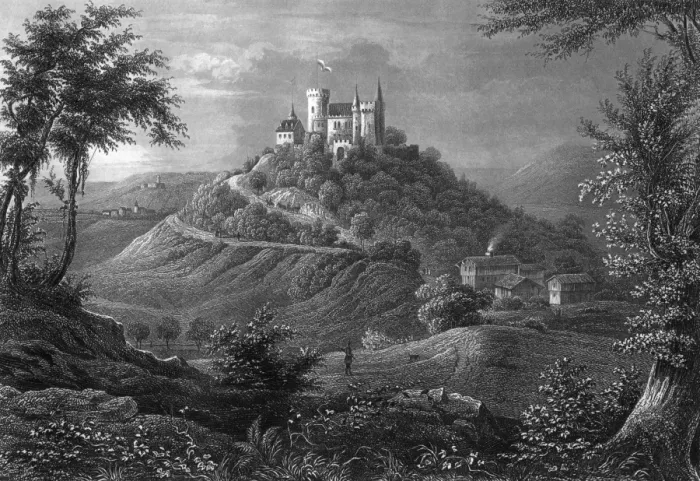 Framed Print : Burg Landsberg Framed Print : Burg Landsberg